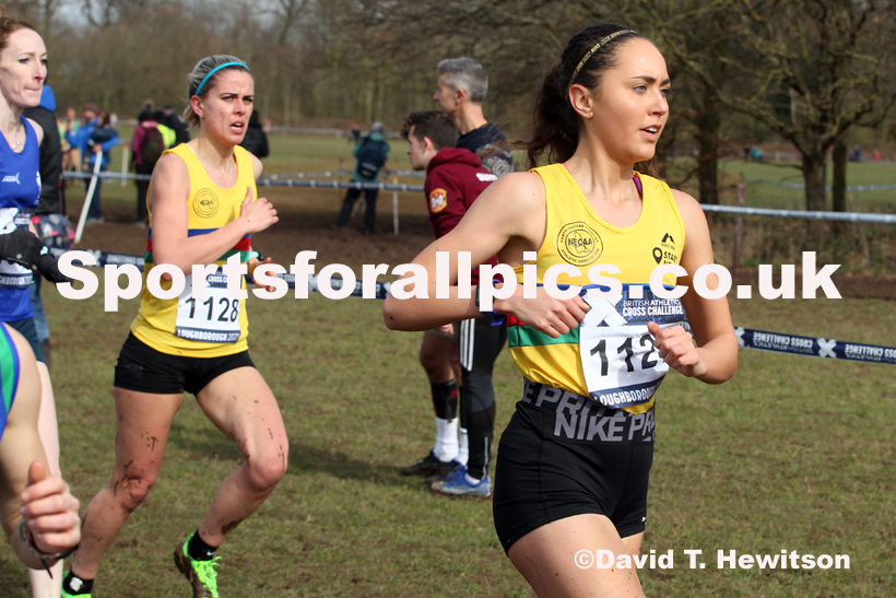 Senior women, 2020 British Athletics Inter Counties Cross Country Champs., Prestwold Hall, Loughborough. Photo: David T. Hewitson/Sports for All Pics